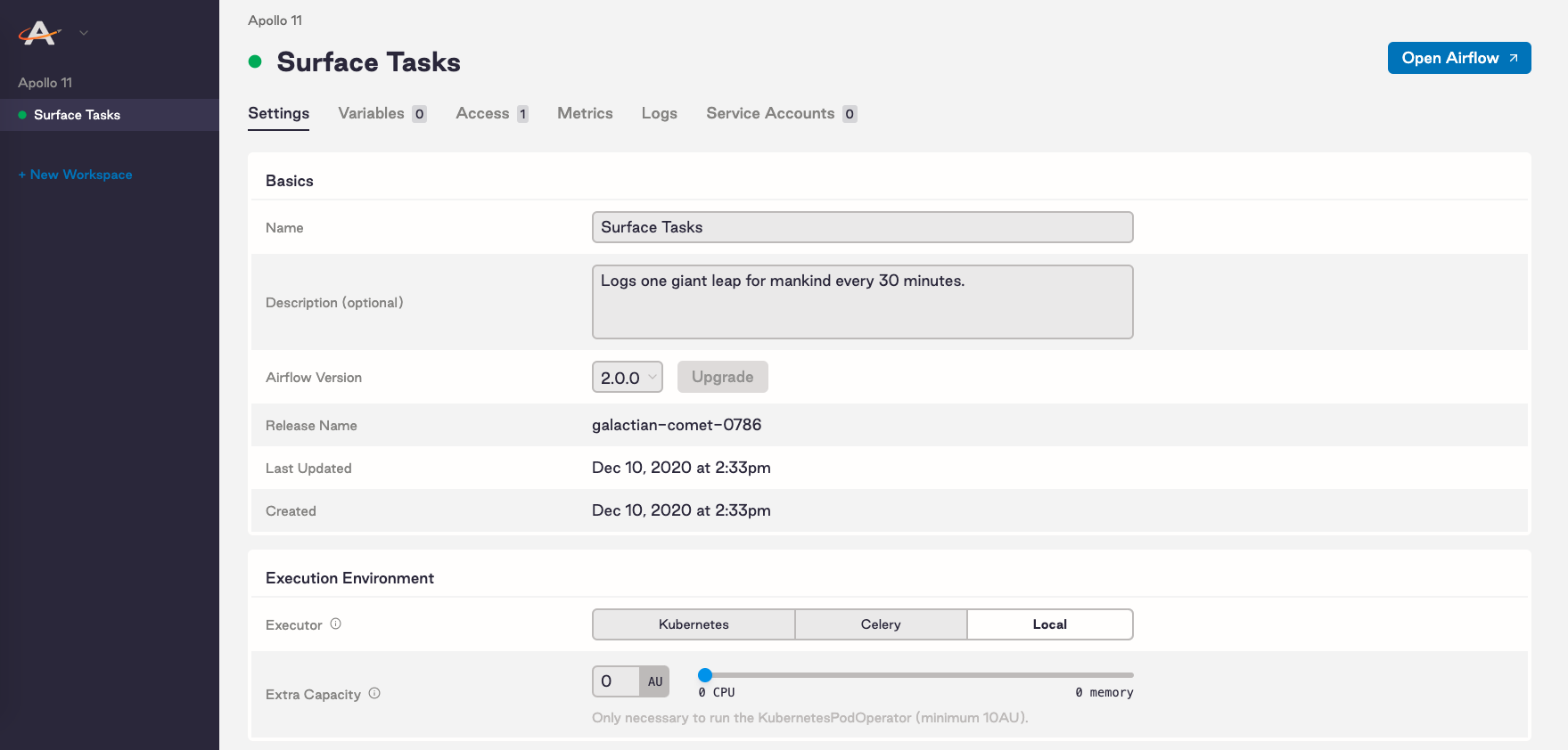 New Deployment Celery Dashboard